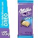 CHOCOLATE MILKA OREO BRANCO X 155 GR.