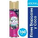 DESODORANTE DE AMBIENTE GLADE FLORES TROPICALES AEROSOL X 360 ML.