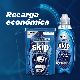 JABÓN LÍQUIDO CONCENTRADO SKIP PARA CICLO CORTO FRESCURA ACTIVA DOYPACK X 800 ML.