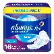 TOALLA FEMENINA ALWAYS TRIPLE PROTECCION NOCHE SECA X16 UN.