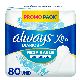 PROTECTORES DIARIOS ALWAYS LOCION RESPIRABLE X80 UN.