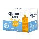 CERVEZA CORONA 0.0 LATA X 473 CC. PACK X 6 UN.