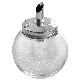 AZUCARERA CAROL VIDRIO C/PICO VERTEDOR AC. INOX. - ART. 3028
