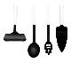 SET DE UTENSILIOS SERVIR  BIPO LINEA REGALERIA BLANCO - ART.19082001