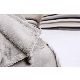 FRAZADA CATANA HOME FLANNEL TWIN 160 X 220CM GRIS CLARO