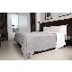 FRAZADA CATANA HOME FLANNEL TWIN 160 X 220CM GRIS CLARO