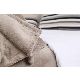 FRAZADA CATANA HOME FLANNEL TWIN 160 X 220CM VISON