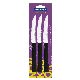 CUCHILLO TRAMONTINA NEW KOLOR X 3 PZAS NEGRO - ART. 23160/304