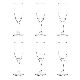 PACK X 6 COPAS CHAMPAGNE VERSALLES 186 CC. - ART. 5436CL6IN