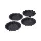 SET ILKO NON STICK X 4 MINI TARTALETAS NEGRO - ART. 1102519