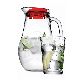 SET JARRA 1.85 LT. VIDRIO C/TAPA + 6 VASOS - ART. 98097