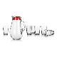 SET JARRA 1.85 LT. VIDRIO C/TAPA + 6 VASOS - ART. 98097