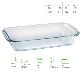 FUENTE RIGOLLEAU RECT. 1600 ML. VIDRIO TEMPLADO - ART. 60615