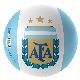 PELOTA PLASTICA N°5 AFA SELECCION ARGENTINA X UN. ART.57513