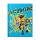 CUADERNO N°3 TAPA DURA DISNEY TOY STORY RAYADO 19CM X 25CM X 64 HJ. ART 701925-T