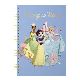 CUADERNO DISNEY PRINCESAS TAPA DURA DOBLE ESPIRAL 16X21 CM X 80HJ.ART. 701621-P