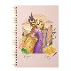 CUADERNO DISNEY PRINCESAS TAPA DURA DOBLE ESPIRAL 16X21 CM X 80HJ.ART. 701621-P