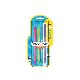 BOLIGRAFO PAPER MATE KILOMETRICO 100 RETRACTIL FASHION X 4 UN.ART. LA3748