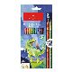 ECOLAPICES FABER CASTELL DINOSAURIO X 12 UN + 2 EFECTO MEZCLADO - ART.210514