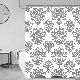 CORTINA BAÑO  POLIESTER POTOFINO VERSALLES ESTAMPADO 180 X 180 87456180120431