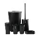 SET DE BAÑO 6 PIEZAS DEKO HOGAR MR1676 NEGRO CH-BA-SET-00826