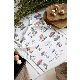 PAÑO DE COCINA NIDO DE ABEJA PETITE AFFAIRE FUNGI BLANCO 45 X 65 9551